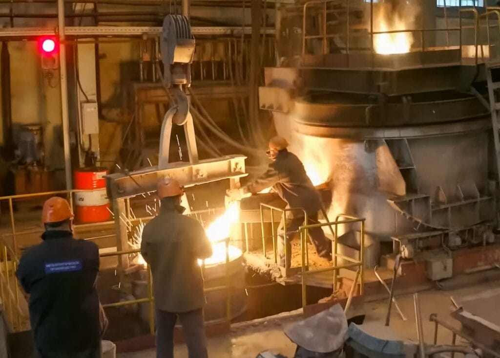 Traditional iron making blast furnace